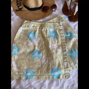 KATE HILL flower print skirt